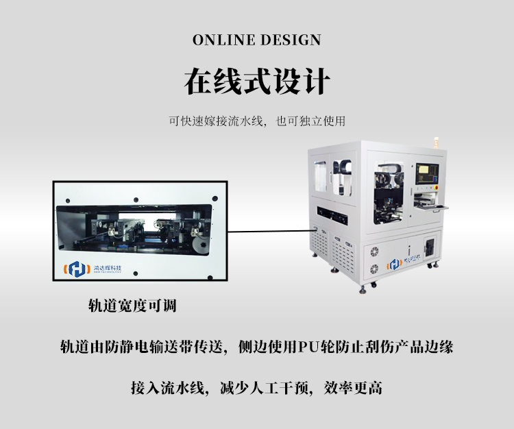在線式點膠機HDH-1159M在線式功能展示圖